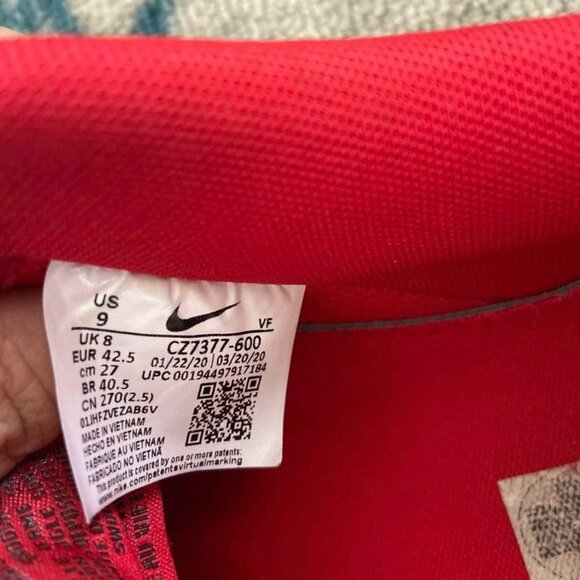 Triple Red Air Force 1 BRAND NEW - Picture 4 of 7